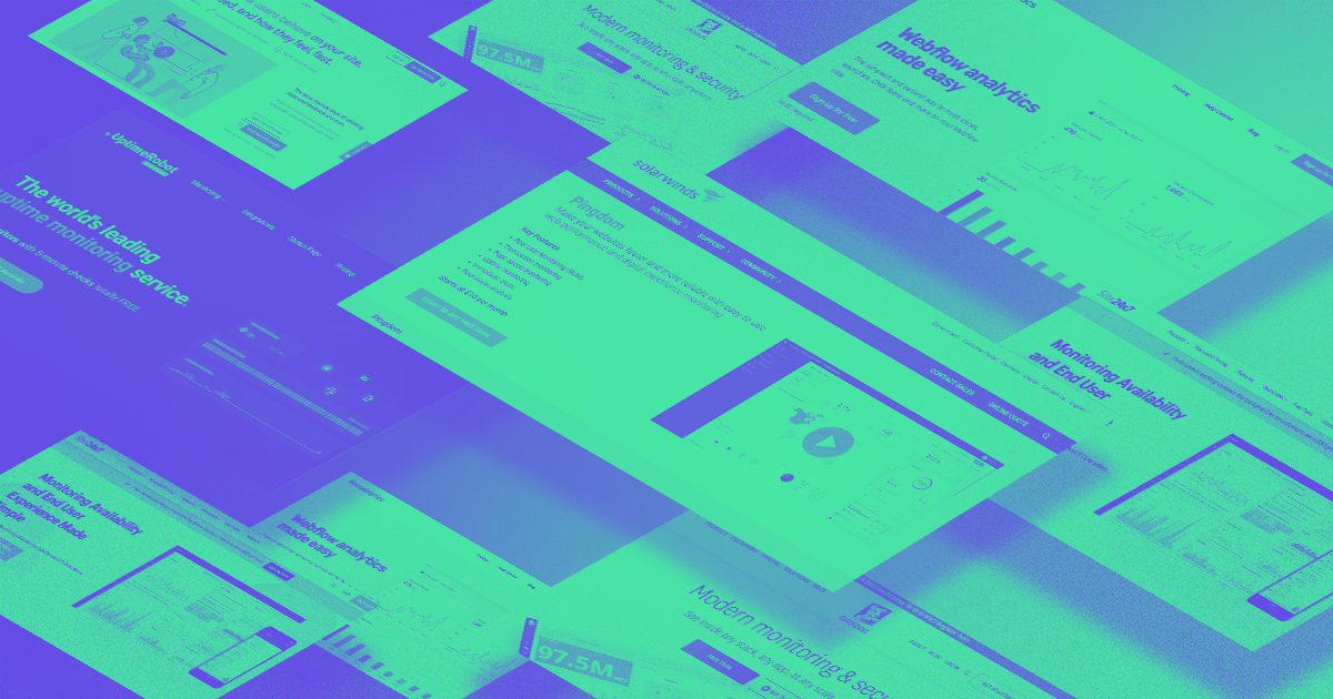 8 integrations for website performance monitoring