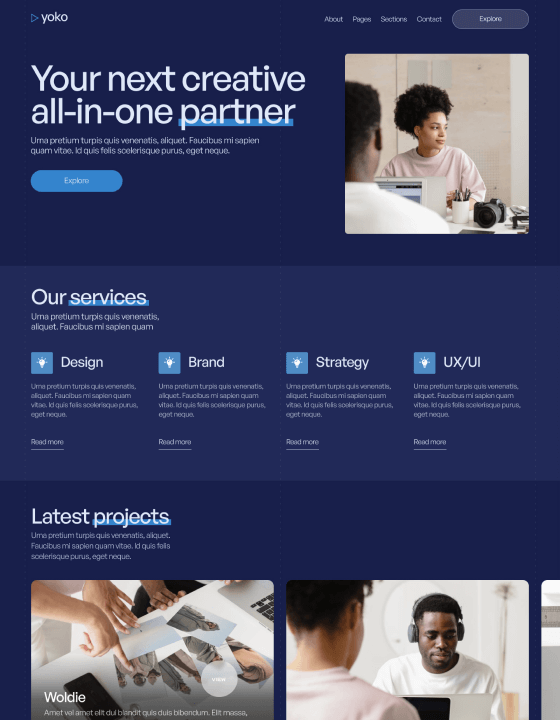 Yoko - New Agency Webflow Template