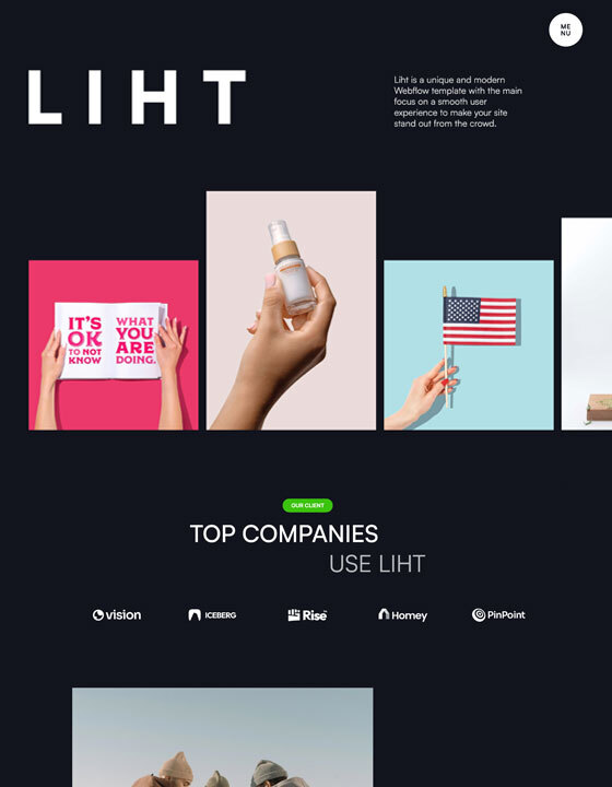 Liht - New Agency Webflow Template