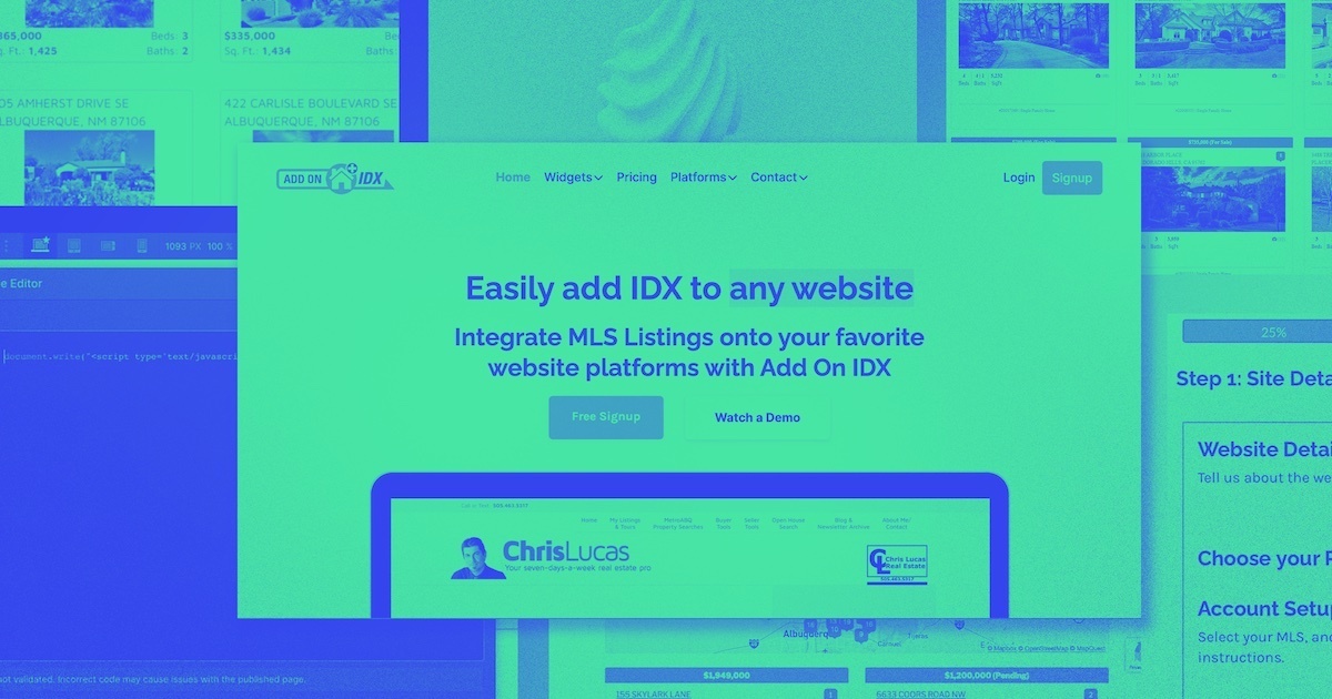 How to add IDX to a real estate website