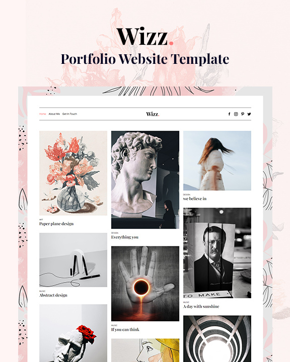 Wizz - New Portfolio Webflow Template