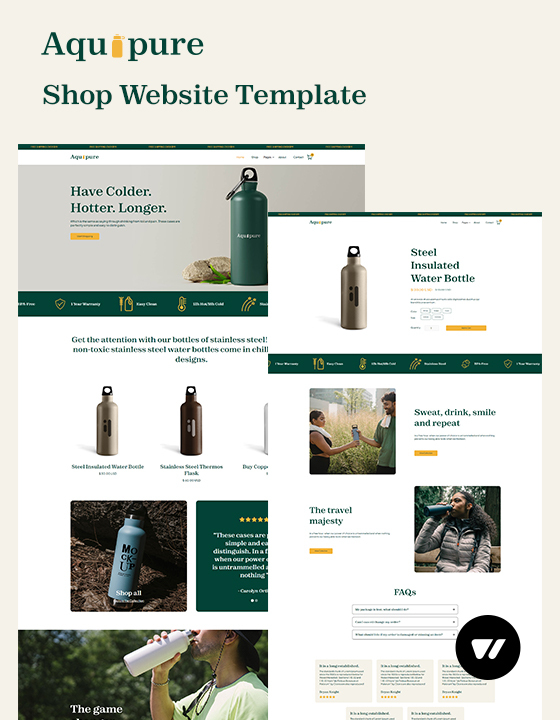Aquapure - New Homeware Webflow Template