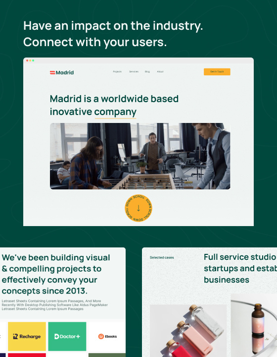 Madrid - New Agency Webflow Template