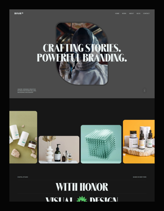 Honor - New Agency Webflow Template