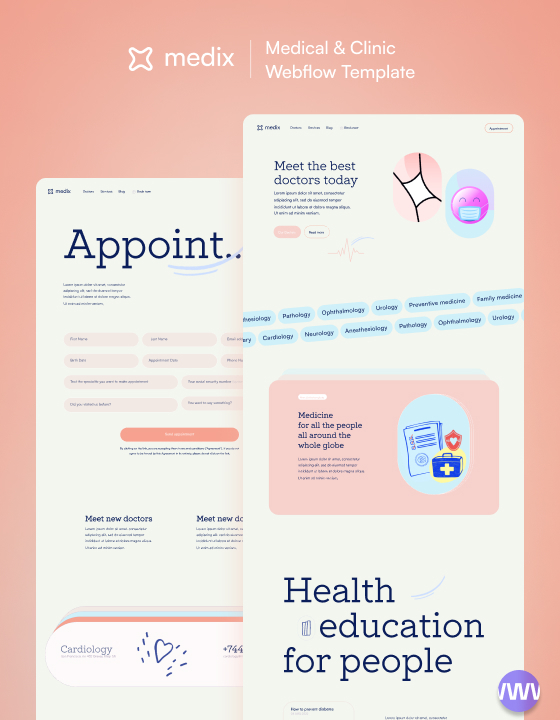 Medix - New Health Webflow Template