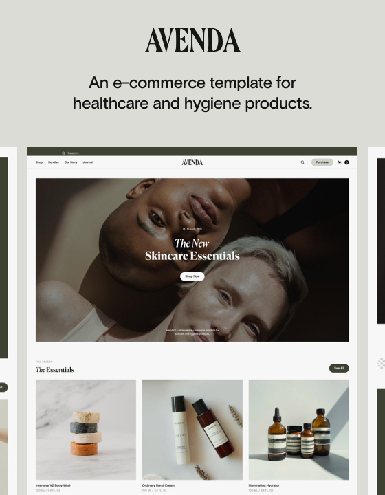 Avenda - New Beauty Webflow Template