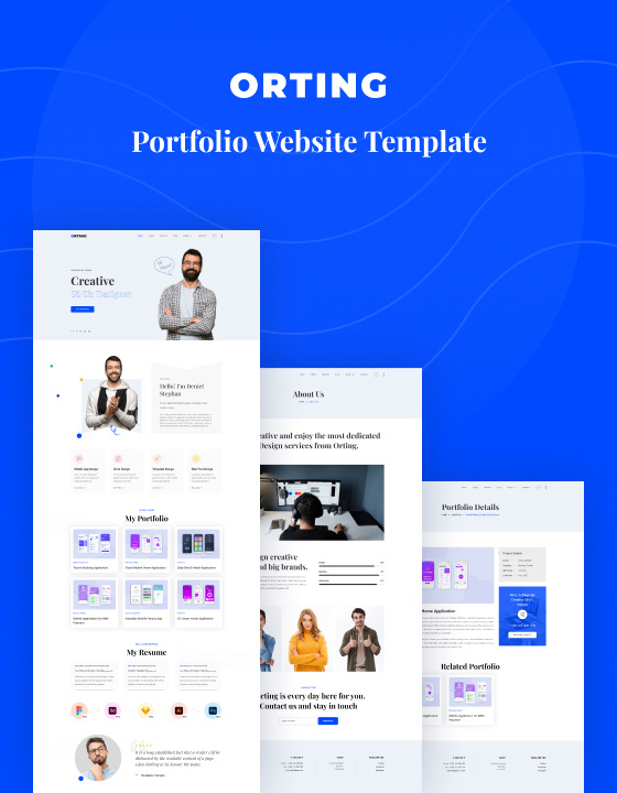 Orting - New Portfolio Webflow Template