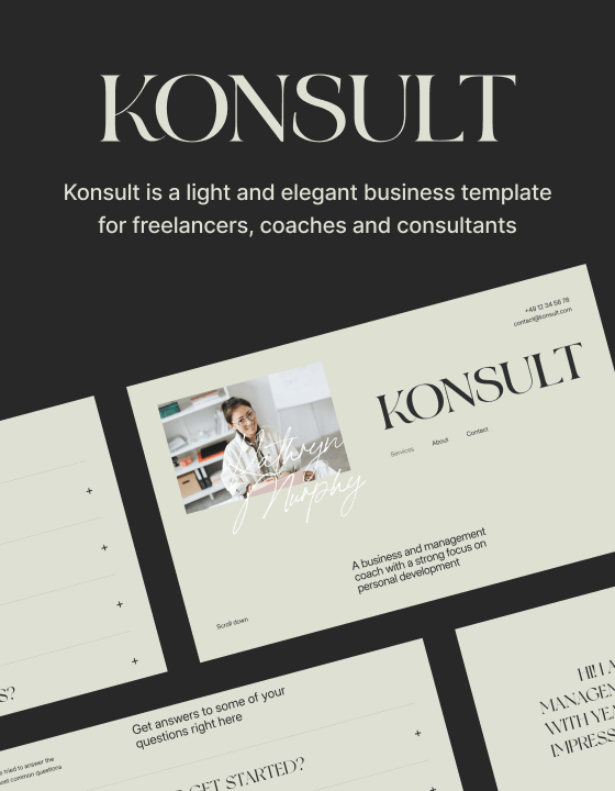 Konsult - New Consulting Webflow Template