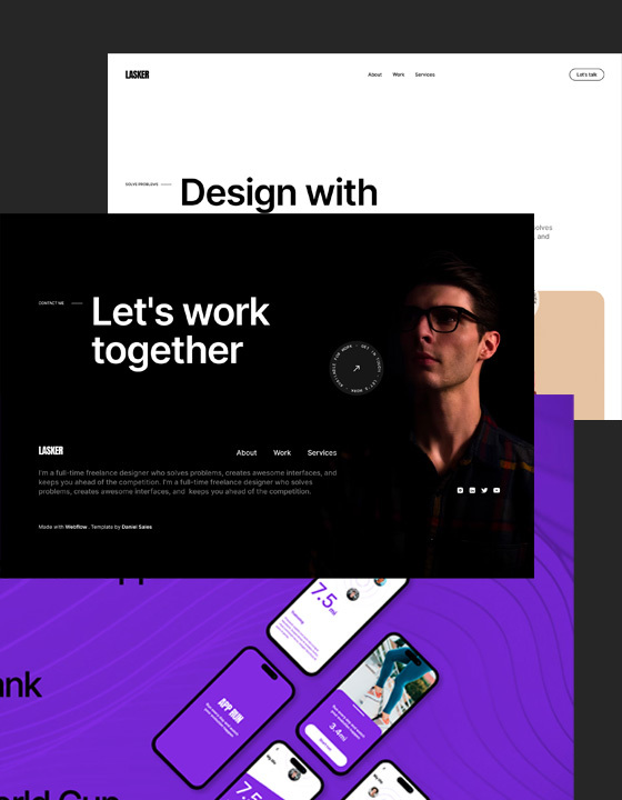 Lasker - New Portfolio Webflow Template