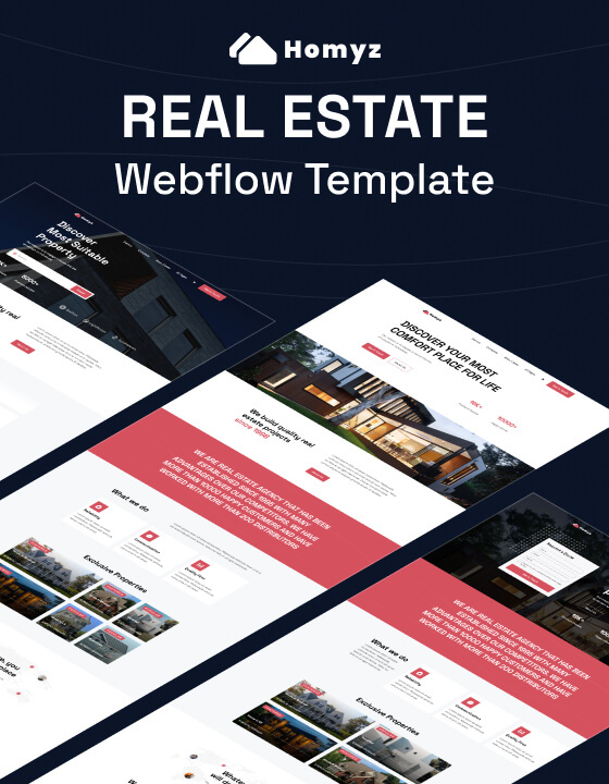 Homyz - New Real Estate Webflow Template