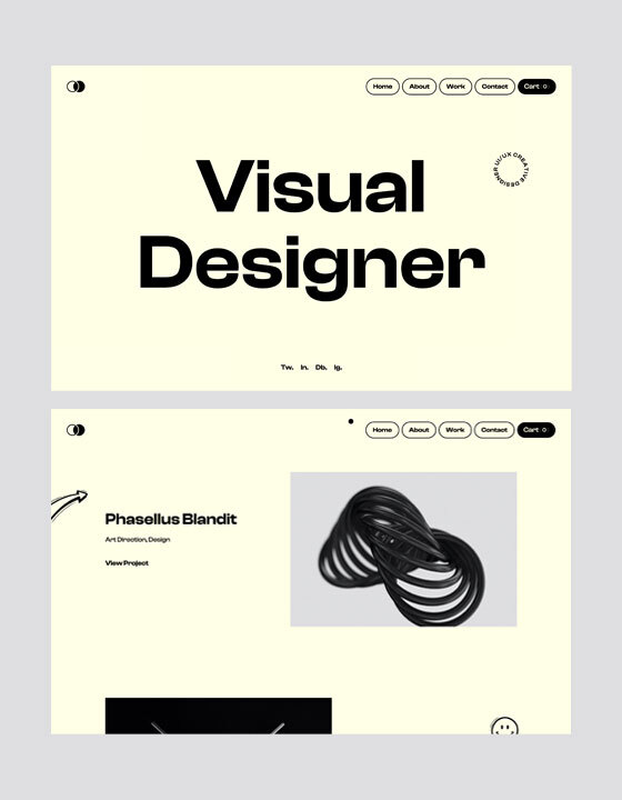 Romeo - New Designer Webflow Template