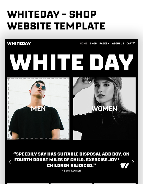 Whiteday - New Retail Webflow Template