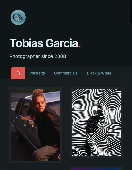 Garcias - New Photography Webflow Template