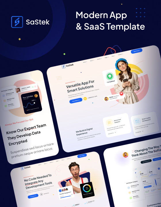 Sastek - New SaaS Webflow Template