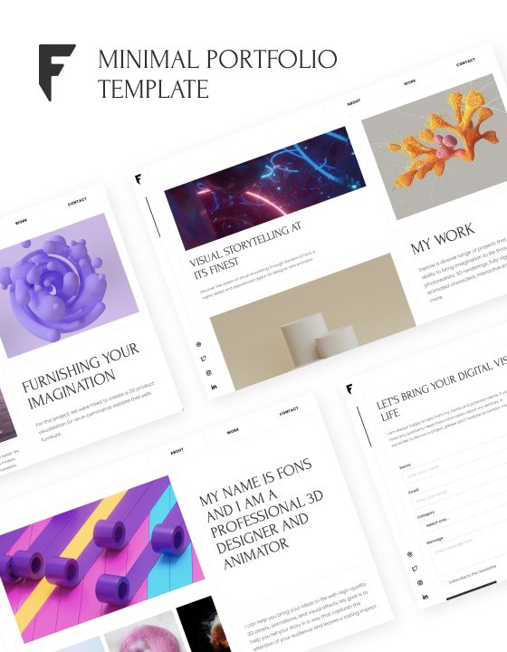 Fons - New Portfolio Webflow Template