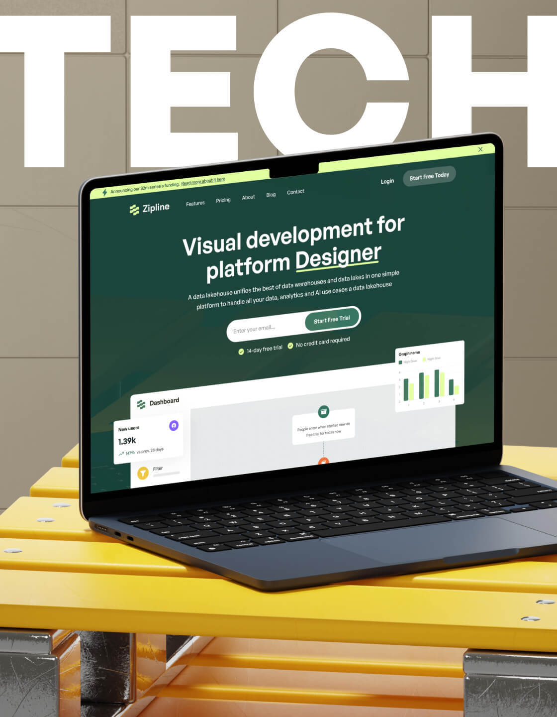 Zipline - New Startup Webflow Template
