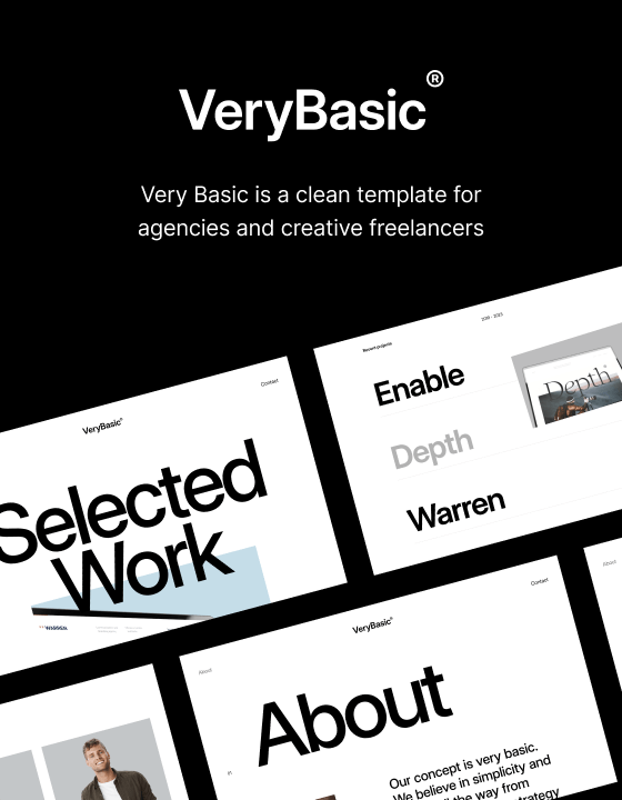 Very Basic - New Agency Webflow Template