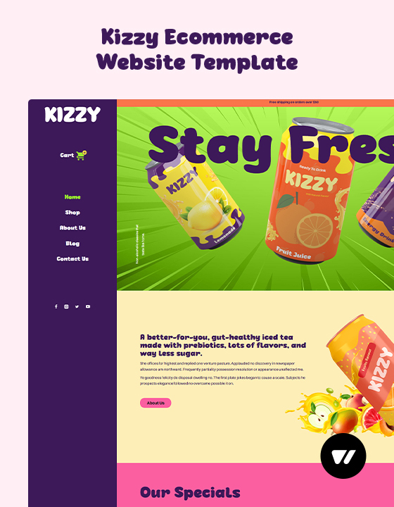 Kizzy - New Retail Webflow Template