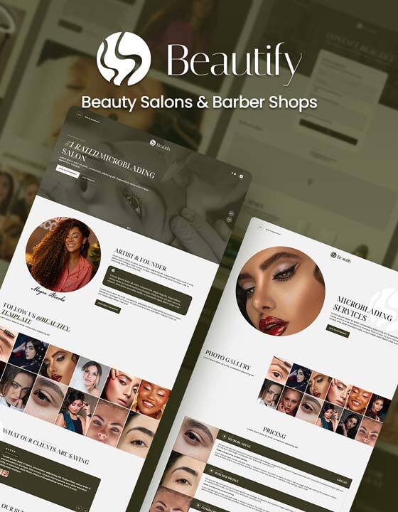 Beautify - New Salon Webflow Template