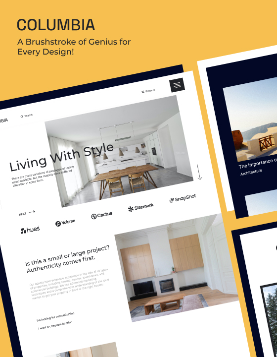 Columbia - New Real Estate Webflow Template