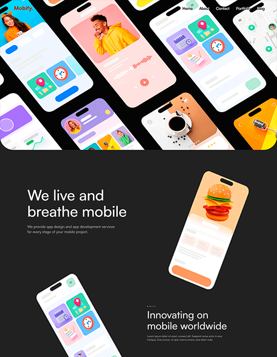 Mobify - New Agency Webflow Template