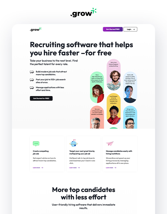 Grow Wise - New Recruitment Webflow Template