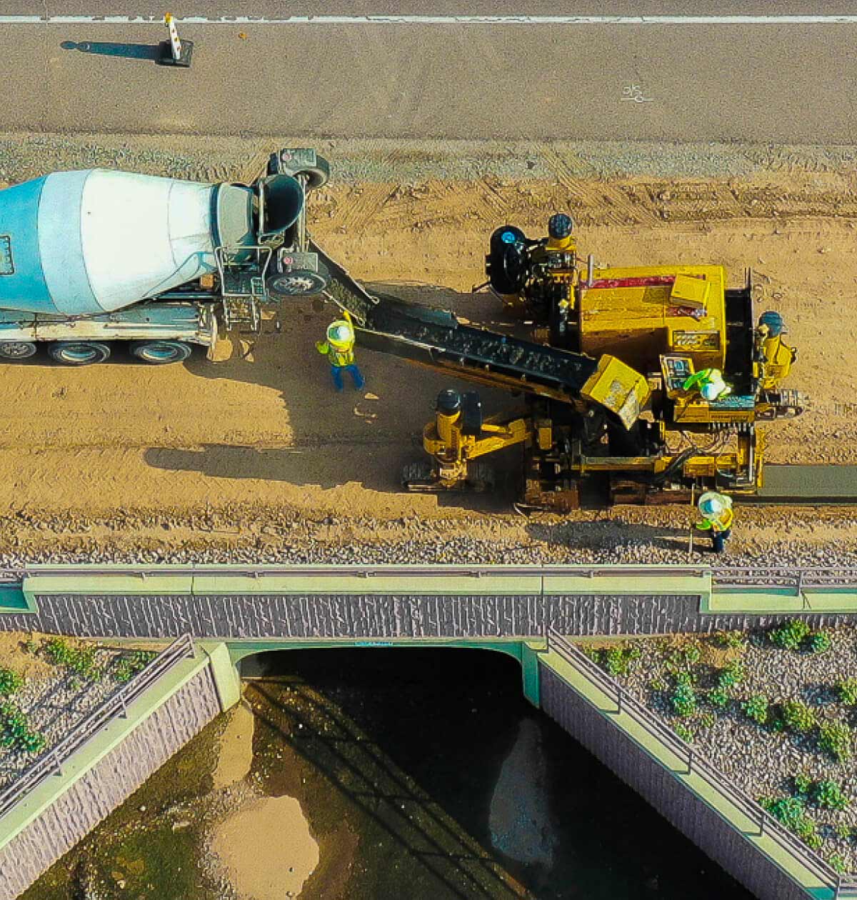 Buesing site concrete