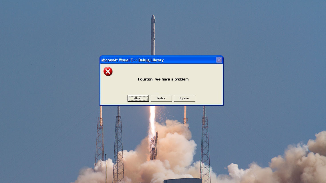 WIndows error screen