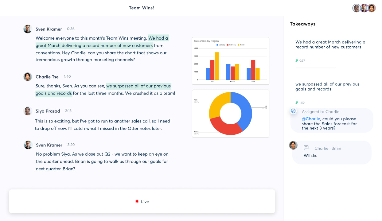 Otter ai AI Meeting Note Taker Real time AI Transcription