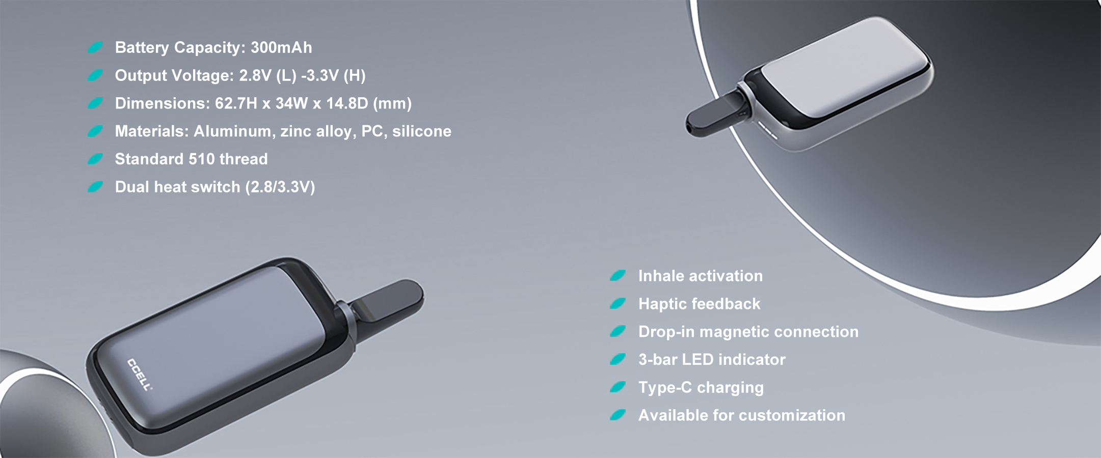 Wholesale CCELL® Rizo Batteries from Calyx Labs