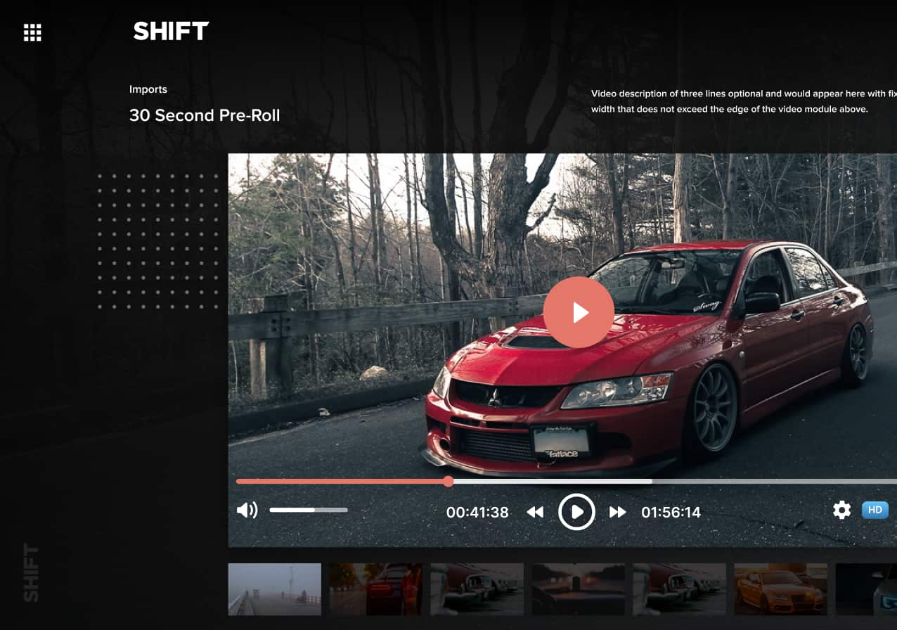 Password protected video sharing