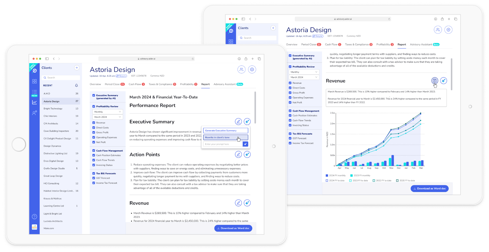 AI-powered Report Pack now more customisable than ever - Aider product ...