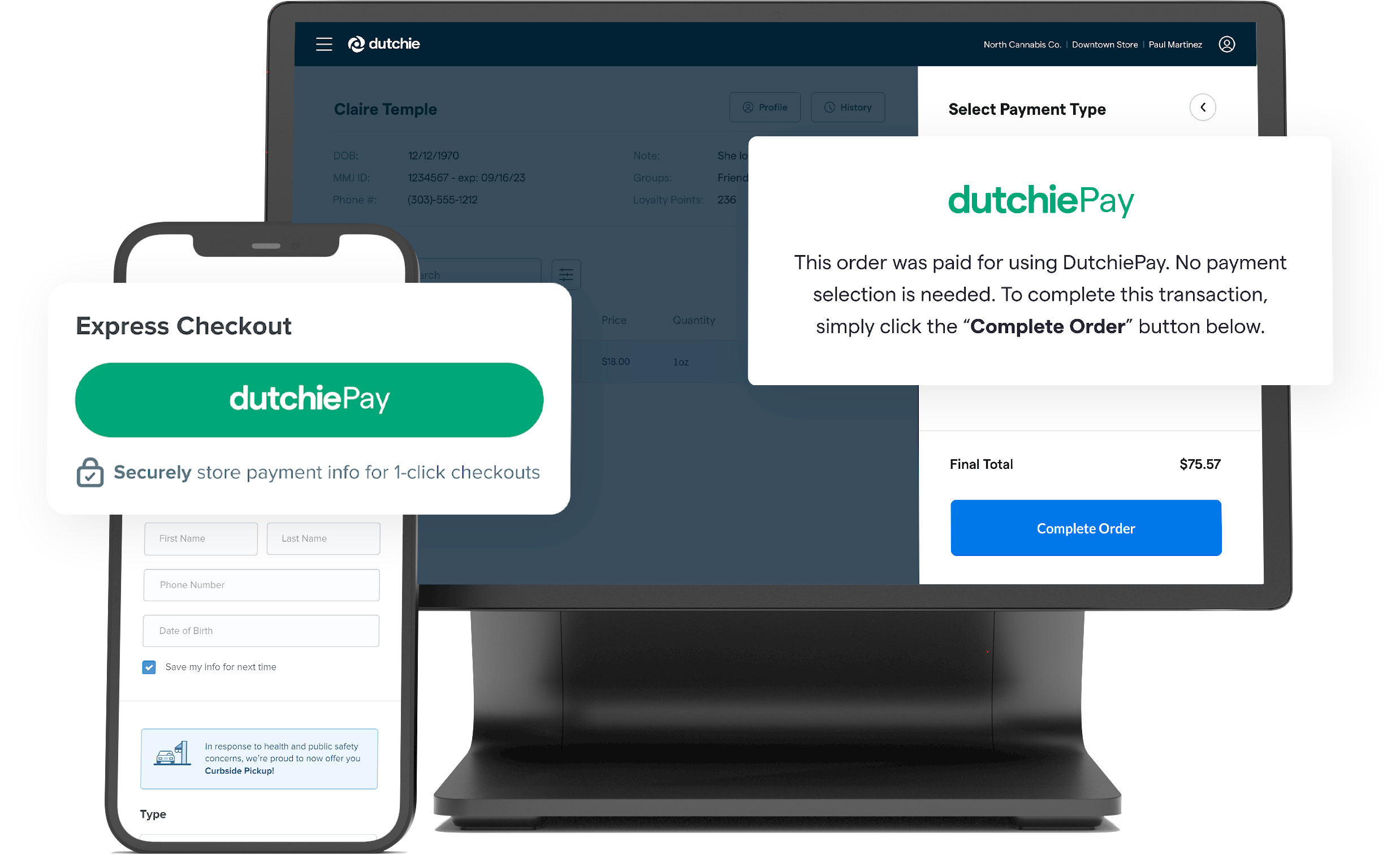 Dutchie Pay Sign Up