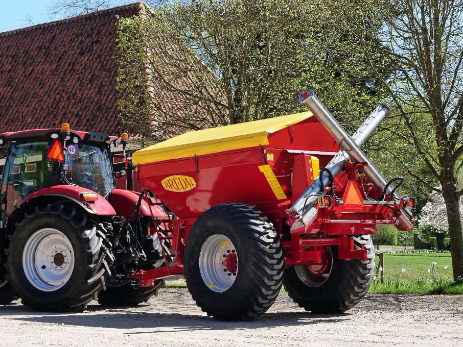 Bredal spredere for kalk