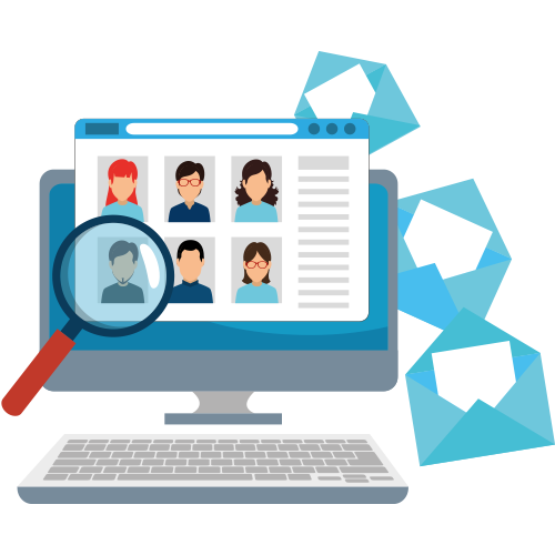 Graphic illustration of using linkedin sales navigator for lead generation