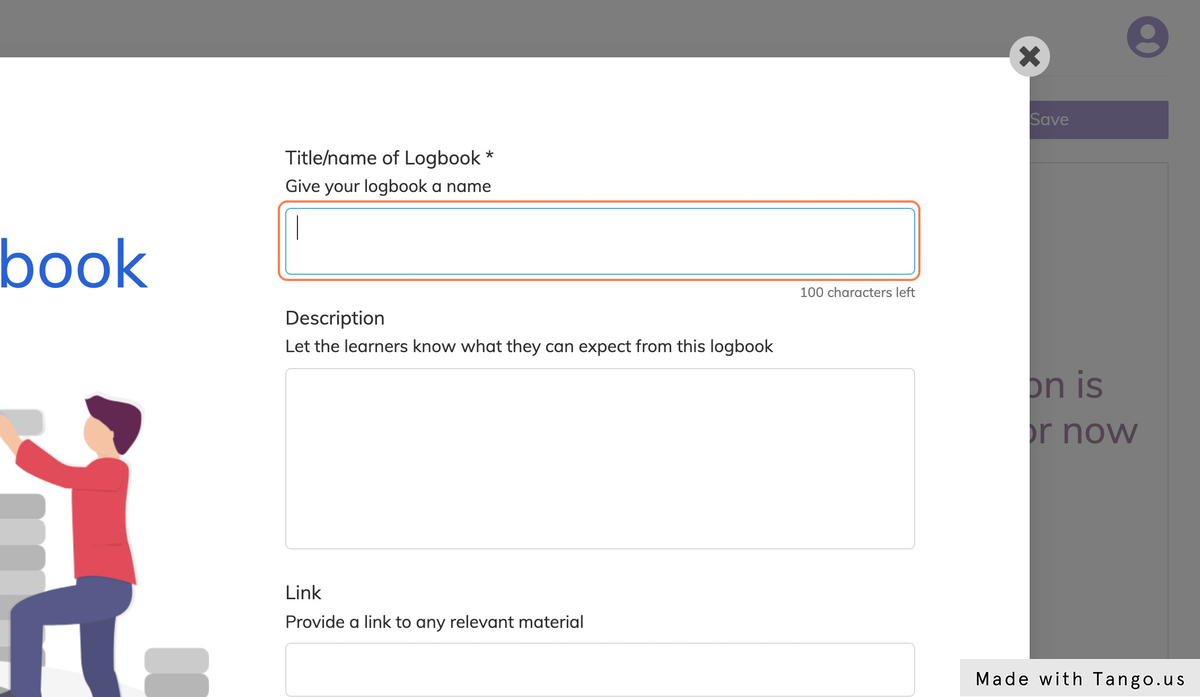 Give your logbook a name