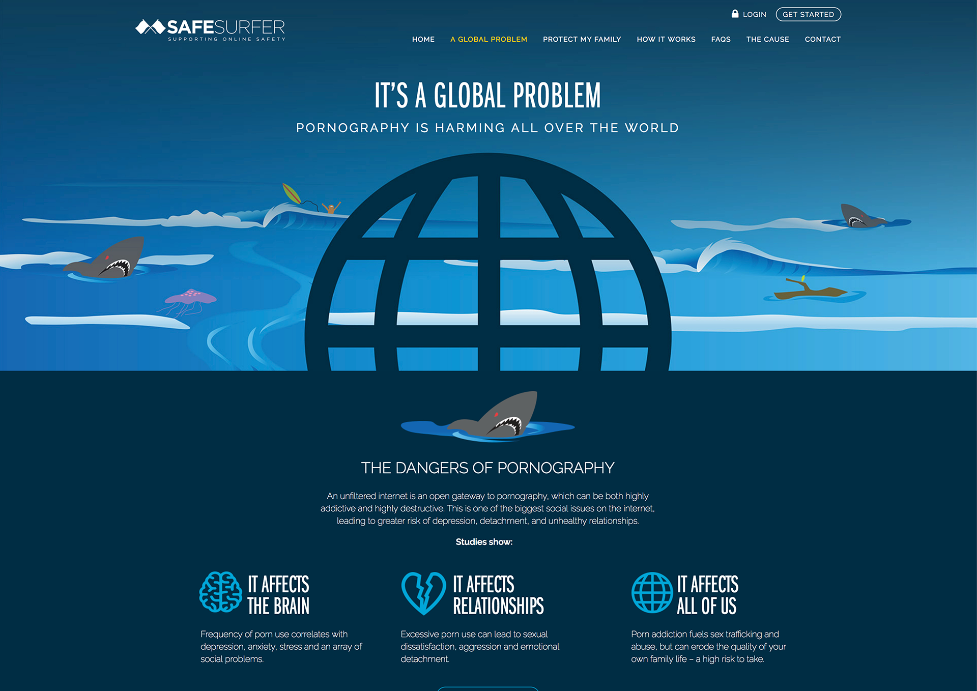 Safe Surfer | Client Projects - Woods Agency