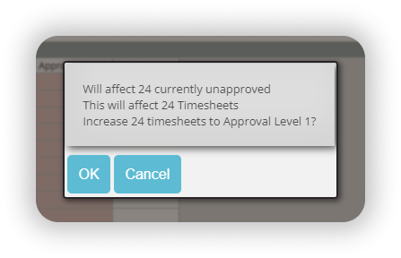 How do I bulk approve Timesheets?