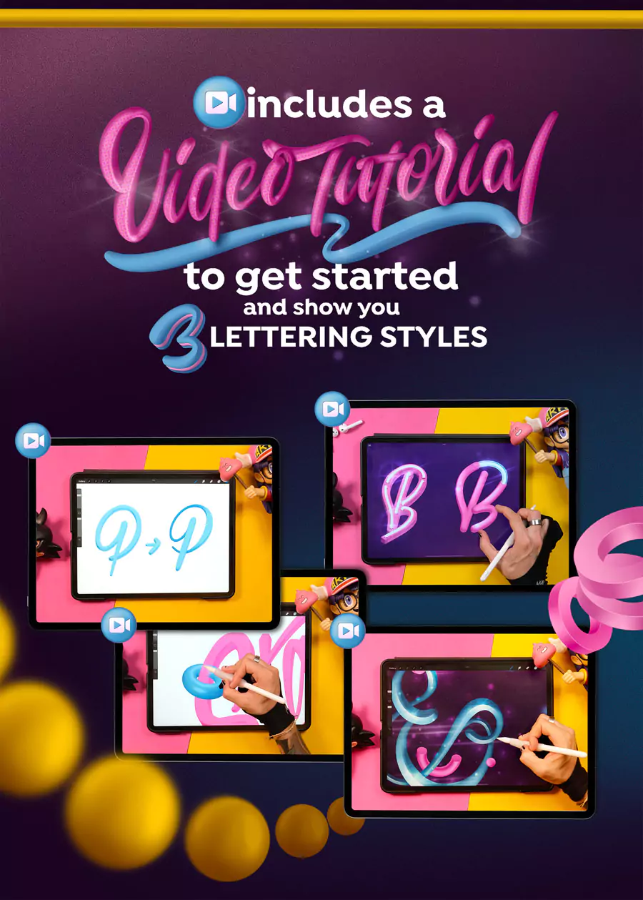 Instant 3D Lettering