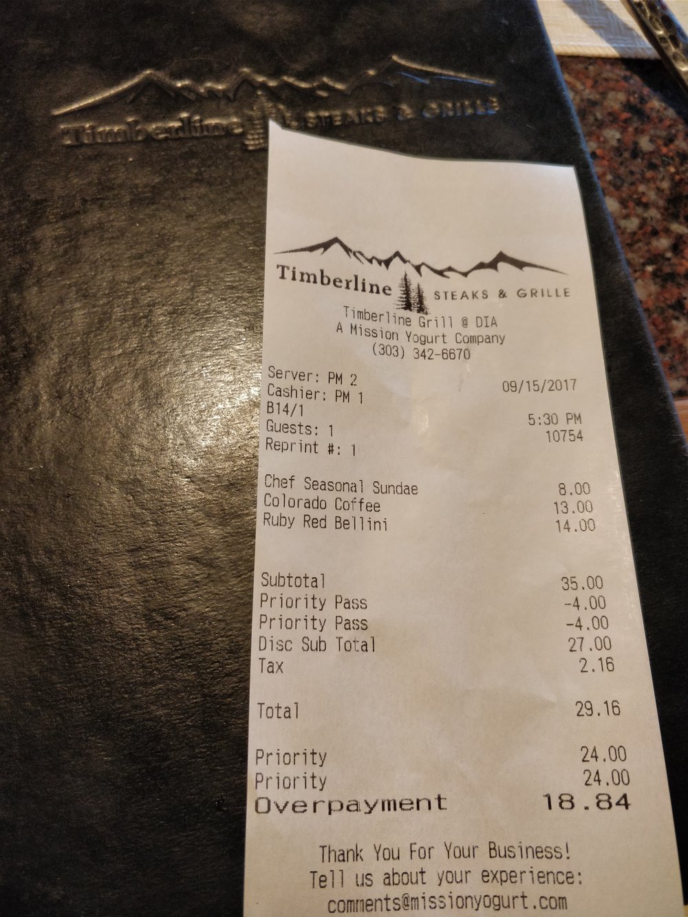 the bill