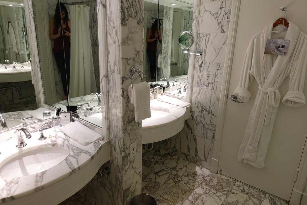 Marble bathroom