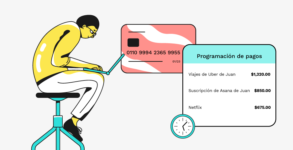 tarjeta virtual para control de gastos