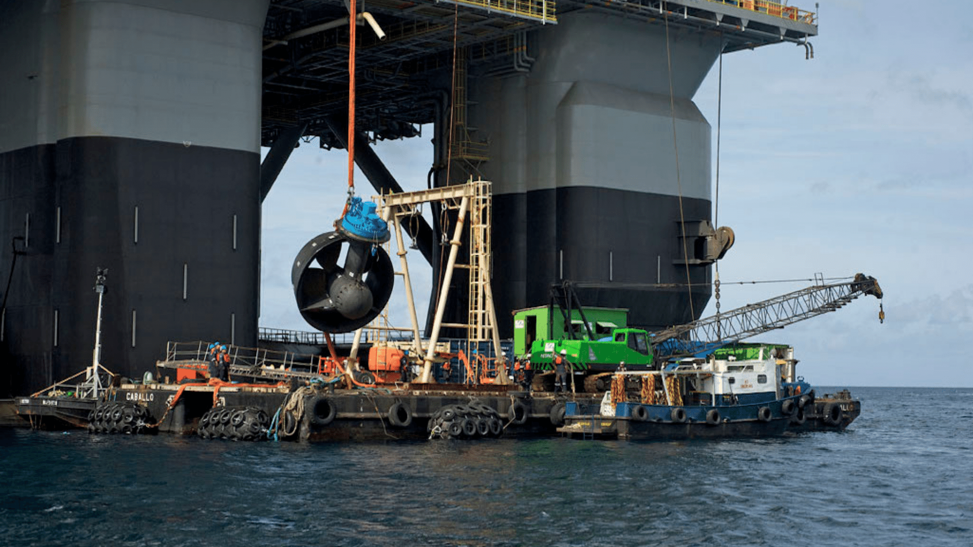 Oil Rig Thrusters Underwater Demountable Thruster Exchanges & Repairs | Subsea Global ...
