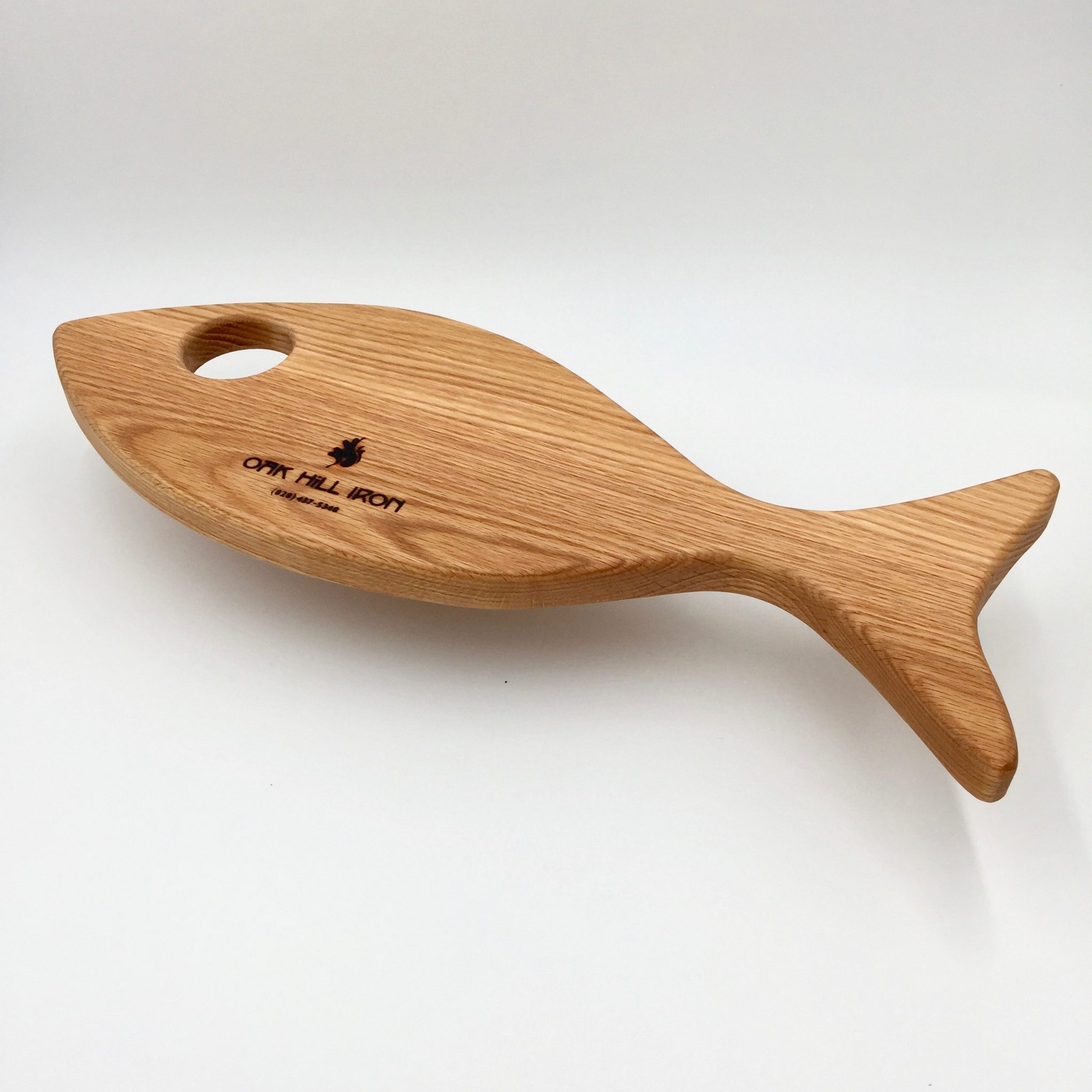 Red Oak Fish Charcuterie Board Oak Hill Iron + Wood
