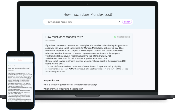 Answers tailored to your needs