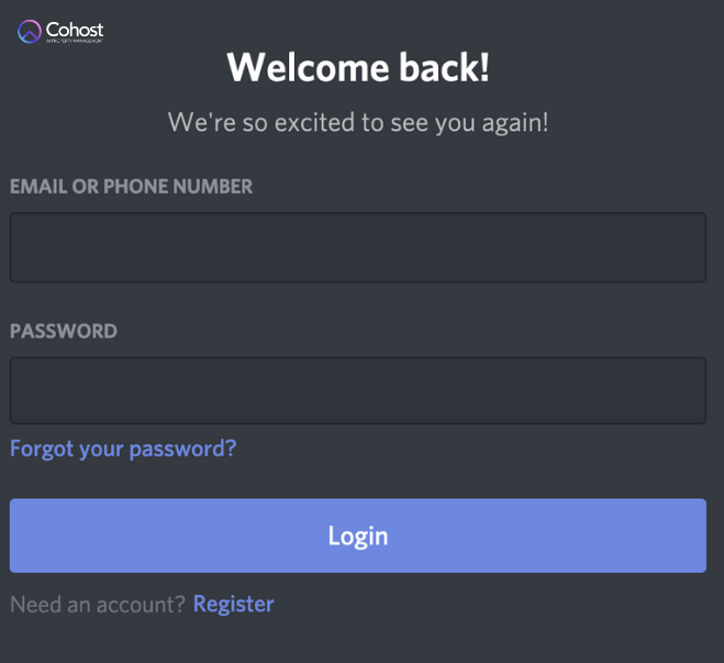 Hướng dẫn đăng nhập Discord