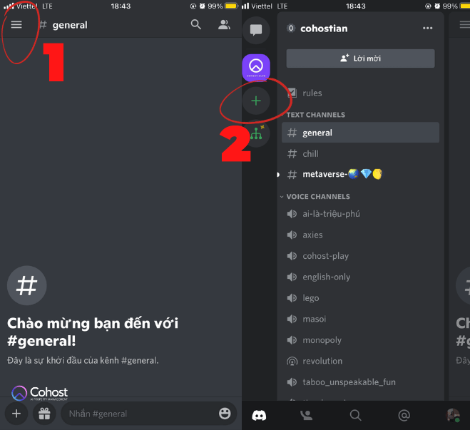 Kết nối bạn bè trên Discord bằng điện thoại thông minh