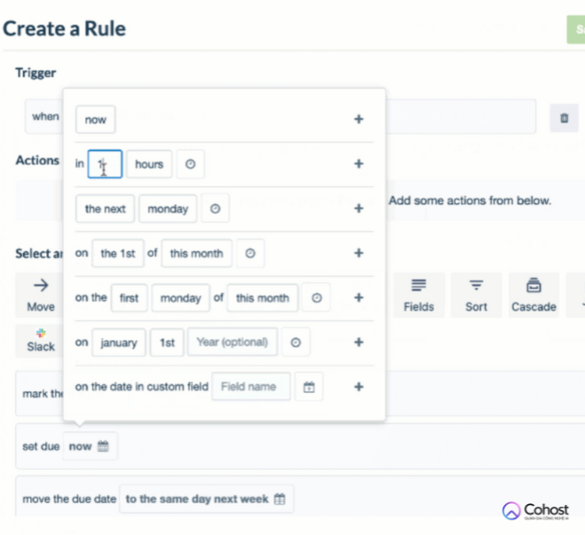 Các bước xây dựng quy tắc