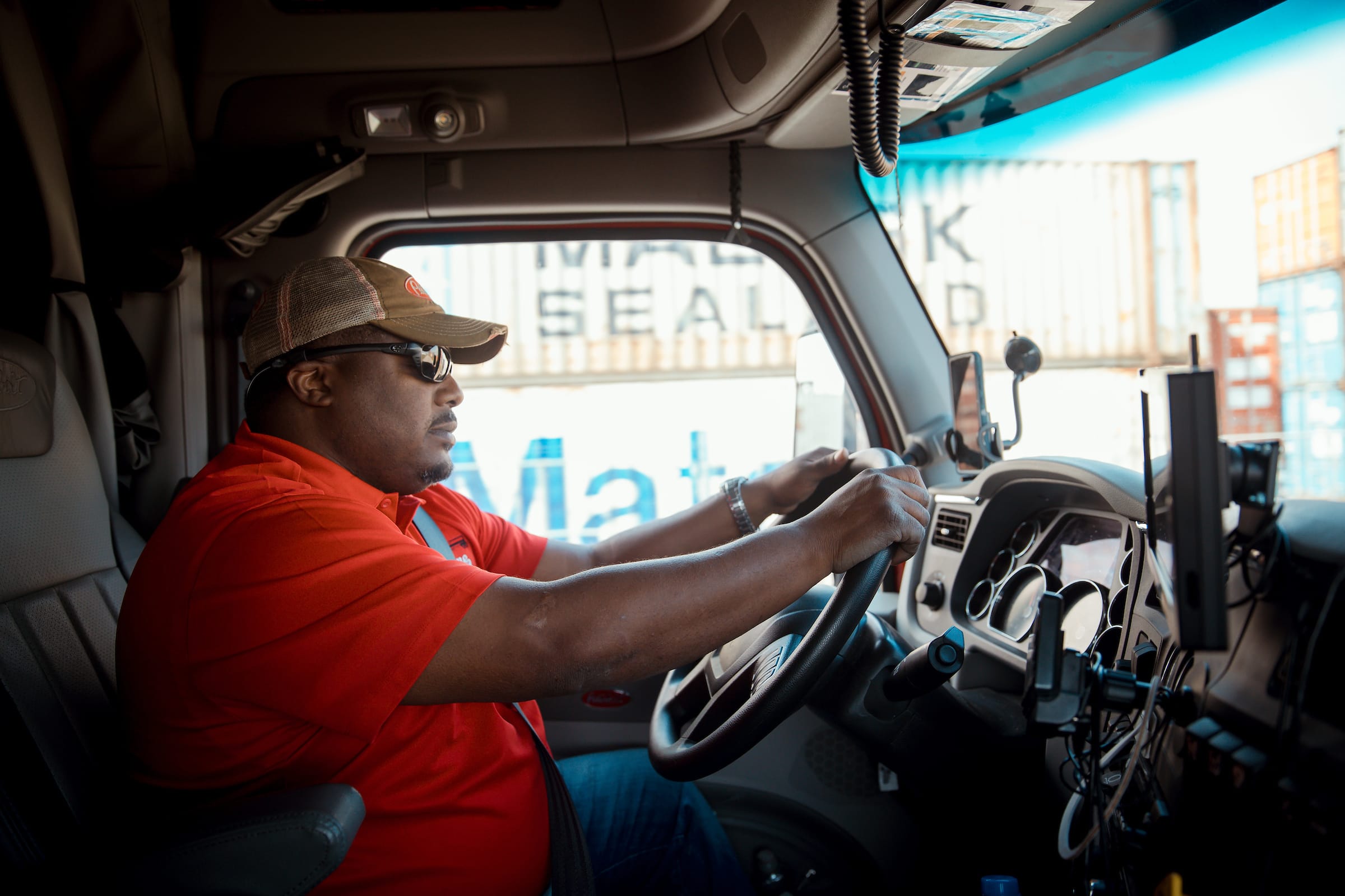 A wynne transport otr truck driver