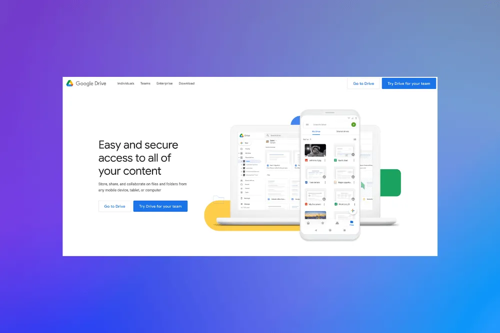 Google Drive for communication with remote workers